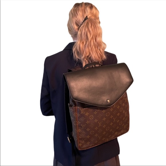 Louis Vuitton Vintage Backpack Custom Authentic Marceau GM - Picture 3 of 16